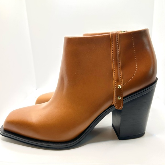 NWOT Franco Sarto Vivica Western Bootie. Color: Tan Synthetic Size:10 - Picture 7 of 16